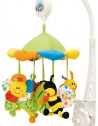 CANPOL Carusel muzical cu umbrela Colourful meadow