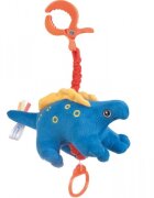 CANPOL Cutie muzicala din plus Dinozauri albastru