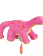 CANPOL Cutie muzicala din plus Dinozauri roz