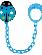 CANPOL Lantisor pentru suzeta copii Babies model buburuza 10873 Albastru