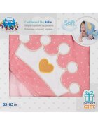 CANPOL Prosop copii 85x85 cm pink