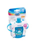CANPOL Set cana 250 ml Babies cu lingurita cadou albastru