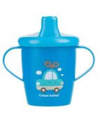 CANPOL Set cana 250 ml Babies cu lingurita cadou albastru