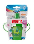 CANPOL Set cana 250 ml Babies cu lingurita cadou verde