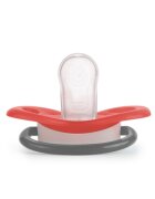 CANPOL Suzeta din silicon simetrica 18+ Racing red