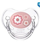 CANPOL Suzeta simetrica din silicon 6-18 luni newborn baby with cap 22581