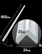 Car Boy Co Ltd Banda protectie mobilier Car Boy Safety transparenta 24x900x22x6 mm