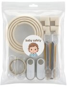 Car Boy Co Ltd Kit de protectie pentru copii bej 17 piese