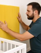 Car Boy Co Ltd Panou decorativ pentru perete Car Boy Safety galben din spuma 600x900x9 mm