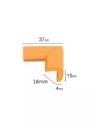 Car Boy Co Ltd Protectie colturi Car Boy Safety 18x37x15x4mm Galben