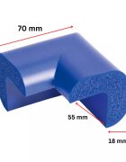 Car Boy Co Ltd Protectie colturi Car Boy Safety 55x70x48x18mm Albastru