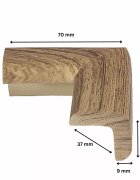 Car Boy Co Ltd Protectie colturi Car Boy Safety din spuma culoarea lemnului inchis 37x70x31x9 mm