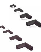 Car Boy Co Ltd Protectie muchii Car Boy Safety din spuma maro 15x50x20x5 mm