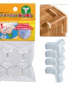 Car Boy Co Ltd Set 4 protectii colturi mobila trei laturi transparent