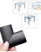 Car Boy Co Ltd Set 4 protectii colturi pentru mobila Car Boy Safety Crem din spuma 24x50x22x6