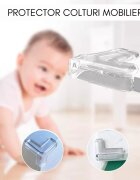 Car Boy Co Ltd Set 4 protectii transparente pentru colturi 18x400x11x15x4