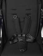 CARETERO Carucior pentru copii Elma Black 0-4 anispatar reglabil roti EVA copertina extensibila maner parental reglabil husa de ploaie si saculet iarna incluse
