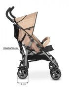CARETERO Carucior sport Alfa Navy cu roti pivotantespatar reglabilbara detasabilapernuta pentru cap integratapliere tip umbrela si maner transport