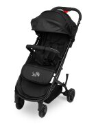 CARETERO Carucior sport copii Sfera Black cu spatar reglabilcapotinacenturi de sigurantahusa de ploaiepliere compacta si sistem troller compatibil cu avion