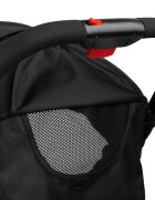 CARETERO Carucior sport copii Sfera Black cu spatar reglabilcapotinacenturi de sigurantahusa de ploaiepliere compacta si sistem troller compatibil cu avion
