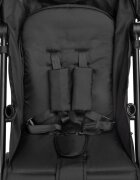 CARETERO Carucior sport copii Sfera Black cu spatar reglabilcapotinacenturi de sigurantahusa de ploaiepliere compacta si sistem troller compatibil cu avion