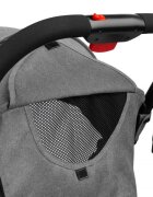 CARETERO Carucior sport copii Sfera Graphite cu spatar reglabilcapotinacenturi de sigurantahusa de ploaiepliere compacta si sistem troller compatibil cu avion