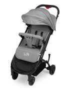 CARETERO Carucior sport copii Sfera Graphite cu spatar reglabilcapotinacenturi de sigurantahusa de ploaiepliere compacta si sistem troller compatibil cu avion