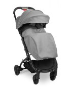 CARETERO Carucior sport copii Sfera Graphite cu spatar reglabilcapotinacenturi de sigurantahusa de ploaiepliere compacta si sistem troller compatibil cu avion