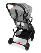 CARETERO Carucior sport copii Sfera Graphite cu spatar reglabilcapotinacenturi de sigurantahusa de ploaiepliere compacta si sistem troller compatibil cu avion
