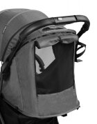 CARETERO Carucior sport cu spatar reglabilcapotinahusa de ploaiehusa de picioarepliere compacta si sistem troller compatibil cu avion Trail Graphite