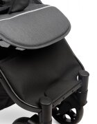 CARETERO Carucior sport cu spatar reglabilcapotinahusa de ploaiehusa de picioarepliere compacta si sistem troller compatibil cu avion Trail Graphite