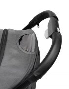 CARETERO Carucior sport cu spatar reglabilcapotinahusa de ploaiehusa de picioarepliere compacta si sistem troller compatibil cu avion Trail Graphite