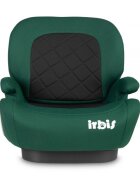CARETERO Inaltator auto copii Irbis I-Size Emerald 125-150 cm fixare cu isofix centura de ghidaj spatar reglabil si detasabil husa lavabila cotiere Certificat R129
