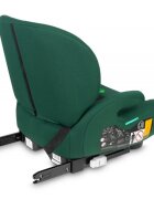 CARETERO Inaltator auto copii Irbis I-Size Emerald 125-150 cm fixare cu isofix centura de ghidaj spatar reglabil si detasabil husa lavabila cotiere Certificat R129