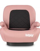 CARETERO Inaltator auto copii Irbis I-Size Pink 125-150 cm fixare cu isofix centura de ghidaj spatar reglabil si detasabil husa lavabila cotiere Certificat R129
