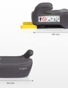 CARETERO Inaltator auto copii Jaguar I-Size Bej 125-150 cm fixare cu isofix husa detasabila