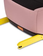 CARETERO Inaltator auto copii Jaguar I-Size Roz 125-150 cm fixare cu isofix husa detasabila