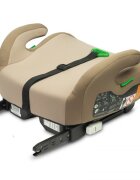 CARETERO Inaltator auto pentru copii cu Isofix Puma Bej I-Size 125-150 cmCertificare R-129Husa detasabilaCentura de ghidajCotiere ergonomice