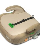 CARETERO Inaltator auto pentru copii cu Isofix Puma Bej I-Size 125-150 cmCertificare R-129Husa detasabilaCentura de ghidajCotiere ergonomice