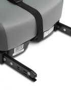 CARETERO Inaltator auto pentru copii cu Isofix Puma Gri I-Size 125-150 cmCertificare R-129Husa detasabilaCentura de ghidajCotiere ergonomice
