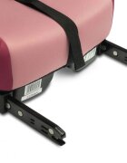 CARETERO Inaltator auto pentru copii cu Isofix Puma Roz I-Size 125-150 cmCertificare R-129Husa detasabila Centura de ghidajCotiere ergonomice