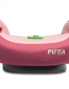 CARETERO Inaltator auto pentru copii cu Isofix Puma Roz I-Size 125-150 cmCertificare R-129Husa detasabila Centura de ghidajCotiere ergonomice