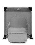 CARETERO Patut pliabil pentru copii Basic Grey cu un nivelfereastra acces cu fermoar saltea pliabila 120x690 cm si geanta transport incluse greutate admisa 15 kg dimensiune 125x66x75.5 cm