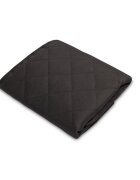 CARETERO Protectie matlasata pentru bancheta si spatar auto Seat Mat Black 49x136 cmcu decupaje pentru isofix material impermeabilmargini cu tivprotectie antimurdarire picioare