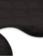 CARETERO Protectie matlasata pentru bancheta si spatar auto Seat Mat Black 49x136 cmcu decupaje pentru isofix material impermeabilmargini cu tivprotectie antimurdarire picioare