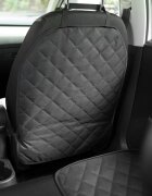 CARETERO Protectie Universala pentru spatar scaun auto Protective Mat Negru 64x50 cm Material matlasat Prindere cu elastic