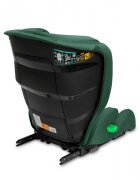 CARETERO Scaun auto 2in1 cu isofix Nimbus Dark Green 100-150 cm i-Size cu spatar reglabil si detasabilutilizare doar inaltatorcertificat R129tetiera reglabilaghidaje centuri
