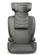 CARETERO Scaun auto 2in1 cu isofix Nimbus Graphite 100-150 cm i-Size cu spatar reglabil si detasabilutilizare doar inaltatorcertificat R129tetiera reglabilaghidaje centuri