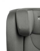 CARETERO Scaun auto 2in1 cu isofix Nimbus Graphite 100-150 cm i-Size cu spatar reglabil si detasabilutilizare doar inaltatorcertificat R129tetiera reglabilaghidaje centuri
