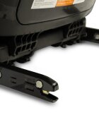 CARETERO Scaun auto 2in1 cu isofix Nimbus Graphite 100-150 cm i-Size cu spatar reglabil si detasabilutilizare doar inaltatorcertificat R129tetiera reglabilaghidaje centuri